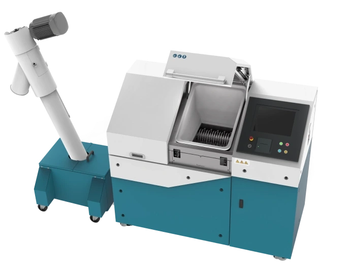 Biomedical waste treatment equipment in a healthcare setting